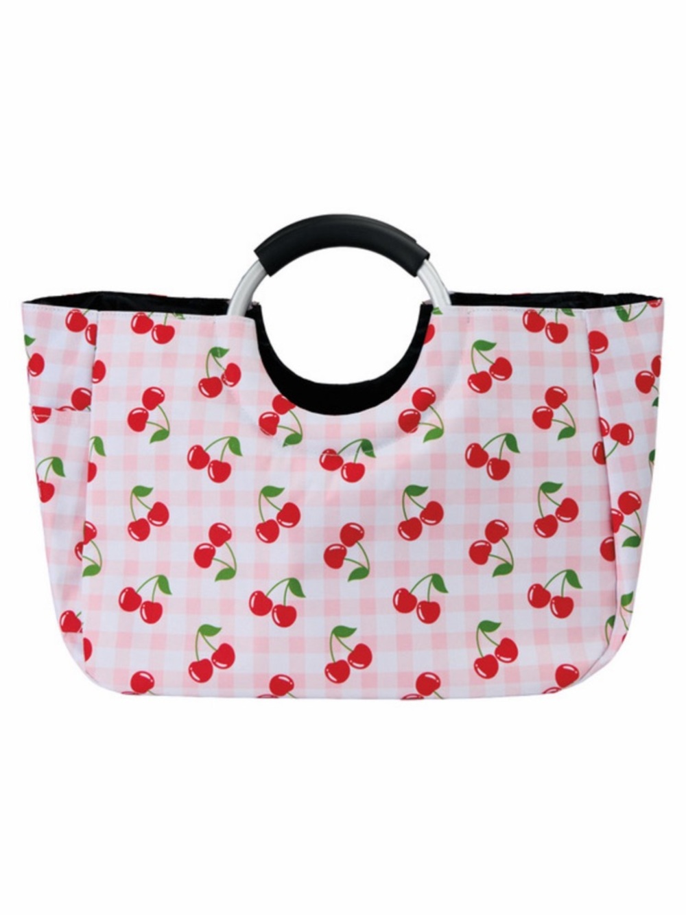 LIVE IN STYLE City Tote Cherry Print